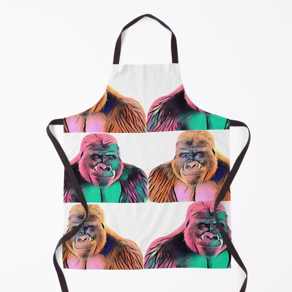 Item preview, Pop art gorilla portrait designed and sold by hop2swing.