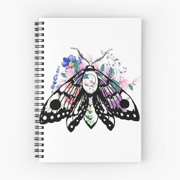 Item preview, Floral lunar moth designed and sold by Windsoul-.