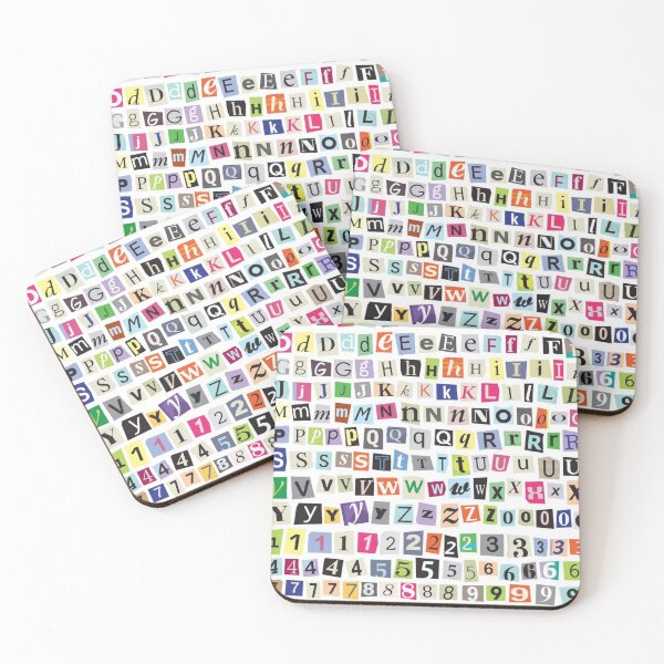 Item preview, Ransom note aesthetics designed and sold by Joejo19.