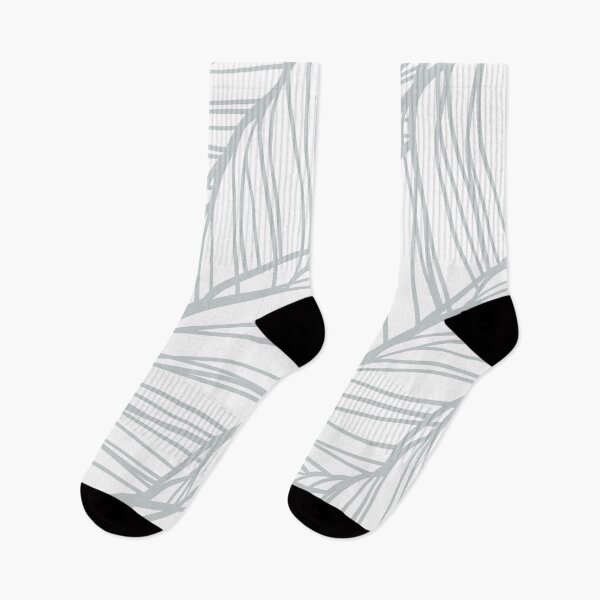 Item preview, Abstract Organic Wavey Line Art Pattern | Light Blue Lines & White Background designed and sold by ukoko.