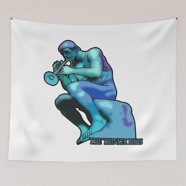 Item preview, The thinker blues designed and sold by Xdelacra.