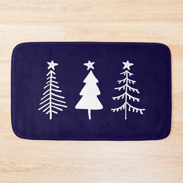 Item preview, Three Rustic Trees with Stars for simple Christmas, Holidays, Winter designed and sold by Rabbitti.
