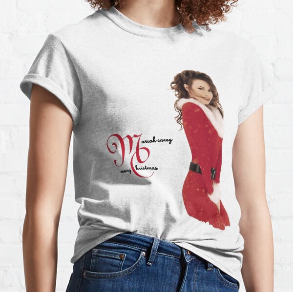 Mans Mariah Carey Merry Christmas Classic T-Shirt