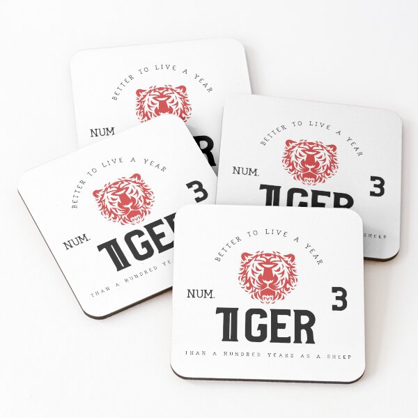 Item preview, ▶ ️ ▶ ️ BETTER LIVE ONE YEAR LIKE A TIGER ✔️ designed and sold by KHAOTICSHOP.
