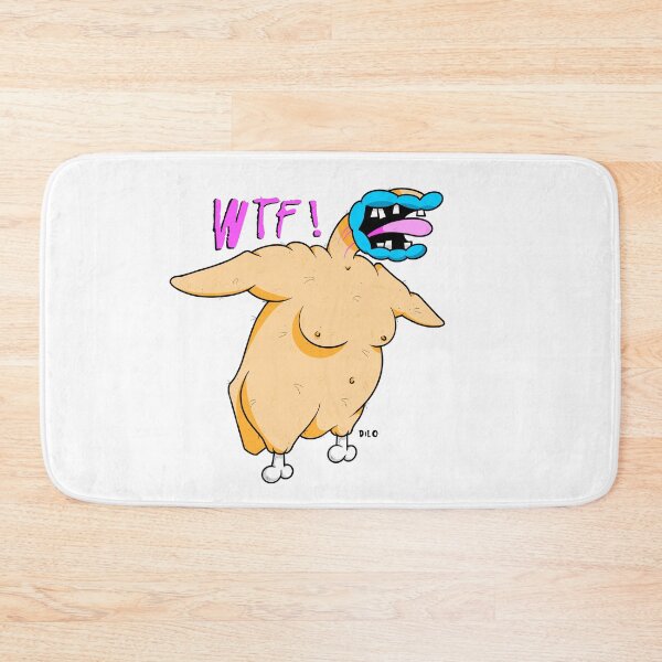 Item preview, Angry Chicken Retro Cartoon Vegan designed and sold by DiLo-Draws.