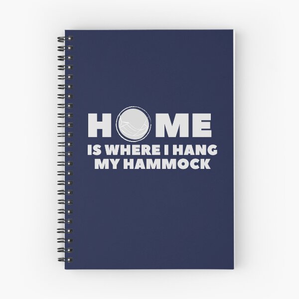 Item preview, Home is where I hang my hammock designed and sold by Bushtrippers.