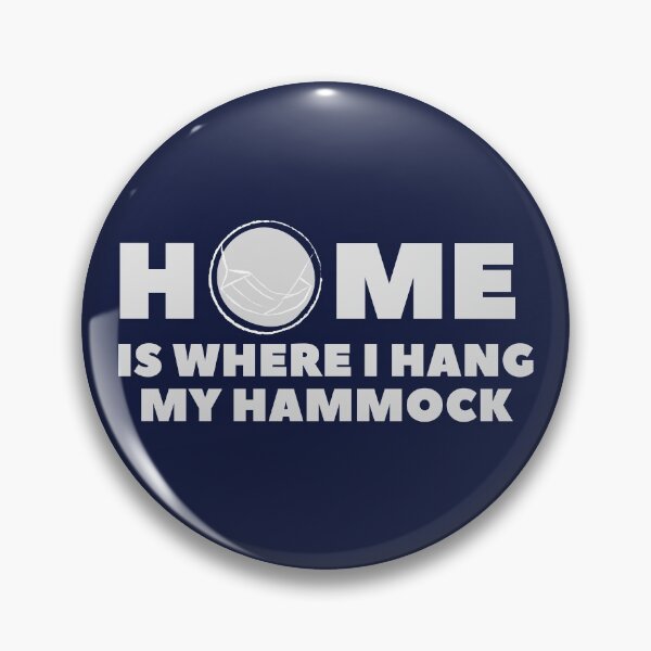 Item preview, Home is where I hang my hammock designed and sold by Bushtrippers.