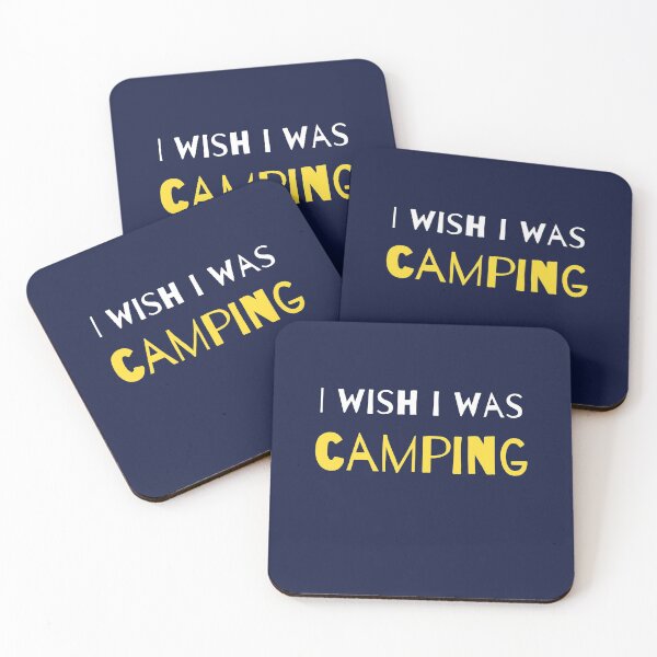 Item preview, I wish I was camping designed and sold by Bushtrippers.