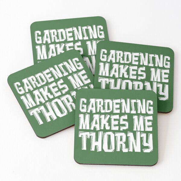 Item preview, Gardening Makes My Thorny Garden Pun designed and sold by jaycartoonist.