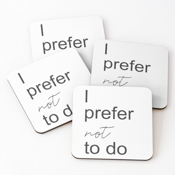 Item preview, I prefer not to do designed and sold by Osoioi.