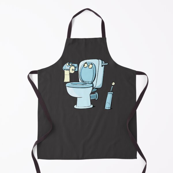 Item preview, toilet bowl and toilet paper holder in an argument designed and sold by duxpavlic.