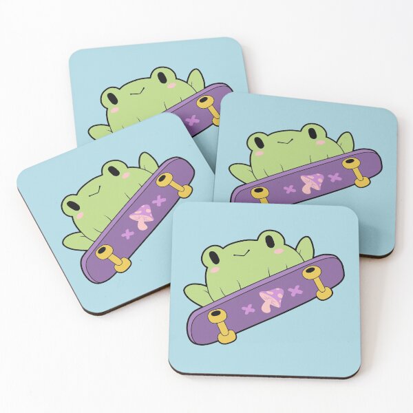 Item preview, Cute Skater Frog designed and sold by ElectricFangs.