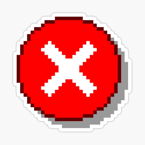Virtual Nihilism Error Logo Sticker