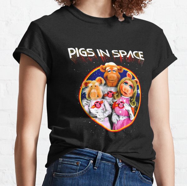 The Muppets Pigs In Space Soft Fitted 301 Classic T-Shirt