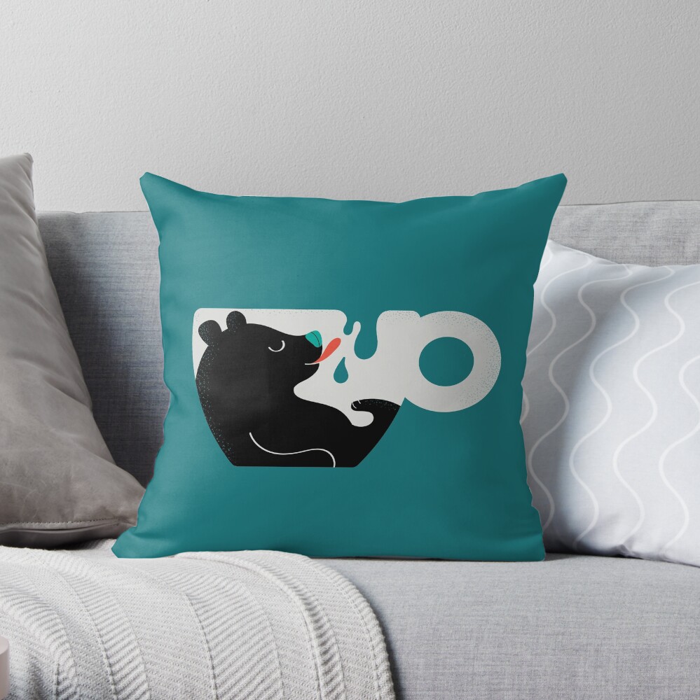 Item preview, Throw Pillow designed and sold by Doozal.