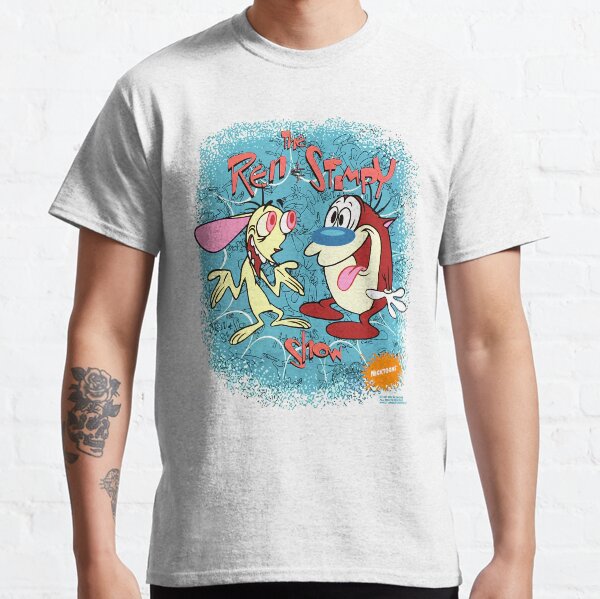 Vintage 90s The Ren And Stimpy Show Nickelodeon 1991 Classic T-Shirt