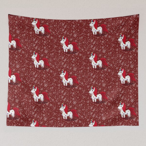 Item preview, Christmas Unicorn with snowflake designed and sold by EclairVanilla.