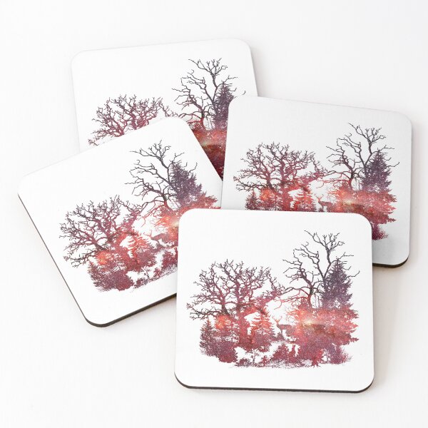 Item preview, Silhouette of a Red Forest designed and sold by paivihollander.