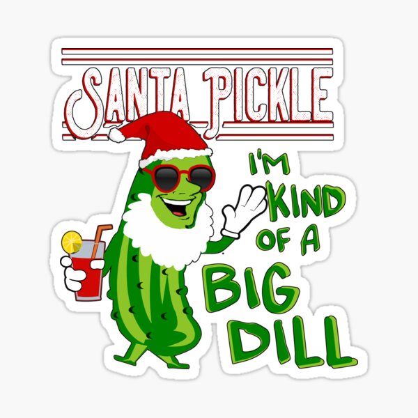 Item preview, Santa Pickle Christmas designed and sold by RiffXS.
