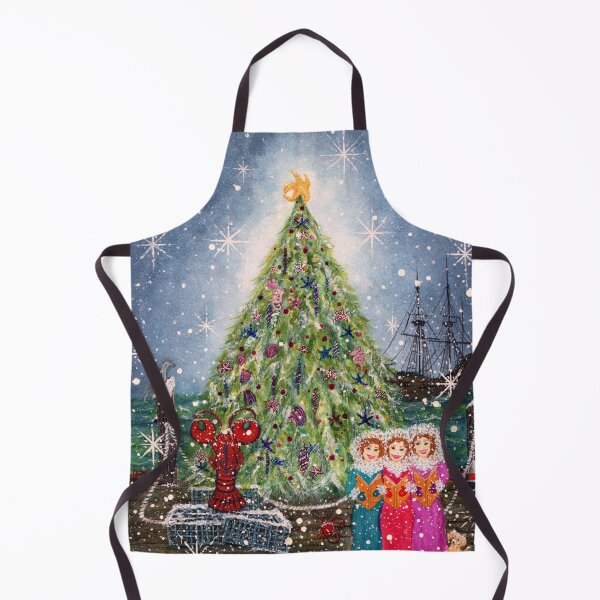 Item preview, Christmas Tree Carolers Plymouth Massachusetts designed and sold by JanineRileyArt.