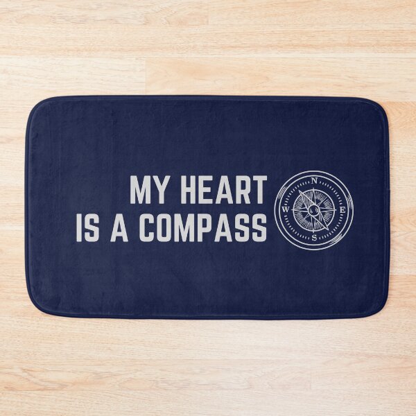 Item preview, My heart is a compass designed and sold by Bushtrippers.