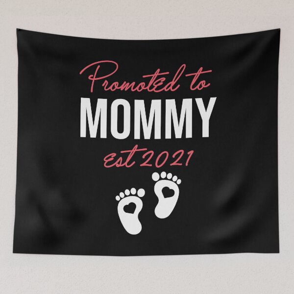 Item preview, Promoted To Mommy Est 2021 designed and sold by arrowroses.