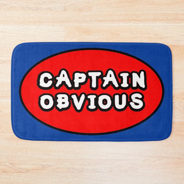 Item preview, Captain Obvious designed and sold by Kreativista.
