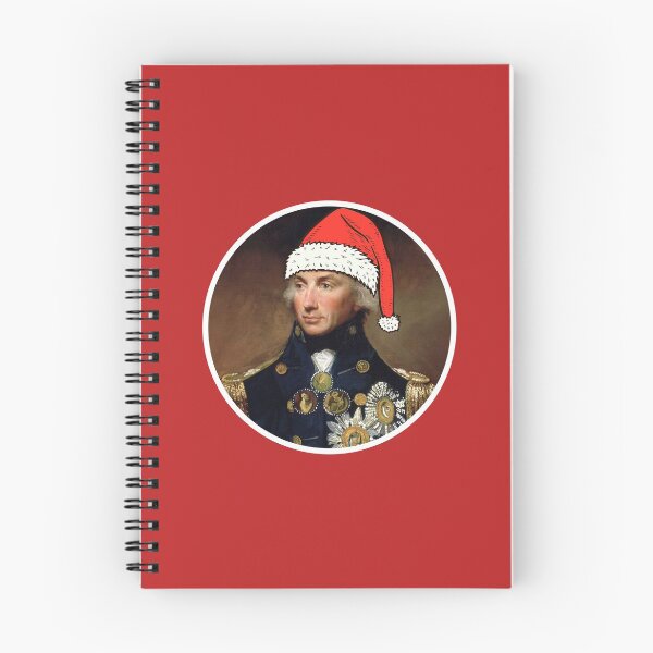 Item preview, Admiral Nelson Wearing A Santa Hat designed and sold by Jordbord.