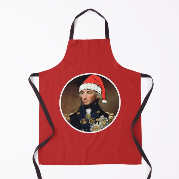 Item preview, Admiral Nelson Wearing A Santa Hat designed and sold by Jordbord.