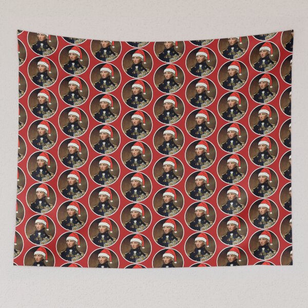 Item preview, Admiral Nelson Wearing A Santa Hat designed and sold by Jordbord.
