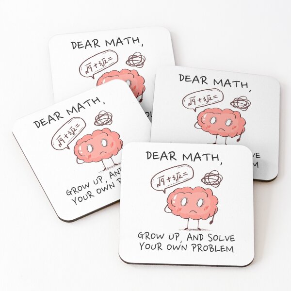 Item preview, Confused Brain Dear Math Grow Up And Solve Your Own Problem designed and sold by WinterSkoch.