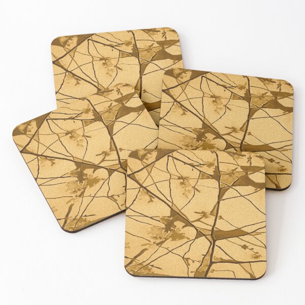 Item preview, Cherry tree silhouette - golden designed and sold by SulkaCreative.
