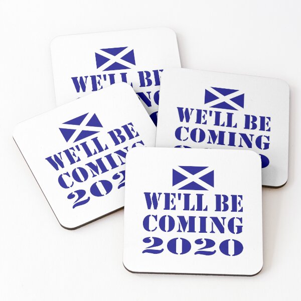 Item preview, WE'LL BE COMING / SCOTLAND / SCOTTISH FOOTBALL designed and sold by PoshJocks.