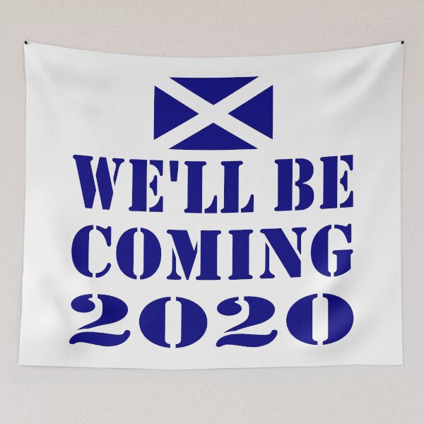 Item preview, WE'LL BE COMING / SCOTLAND / SCOTTISH FOOTBALL designed and sold by PoshJocks.