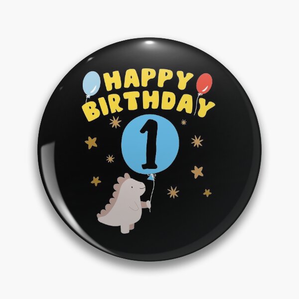 Item preview, Children's 1st birthday dinosaur designed and sold by Grimbart.