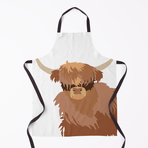 Item preview, Fluffy Highland cow designed and sold by orangerinka.