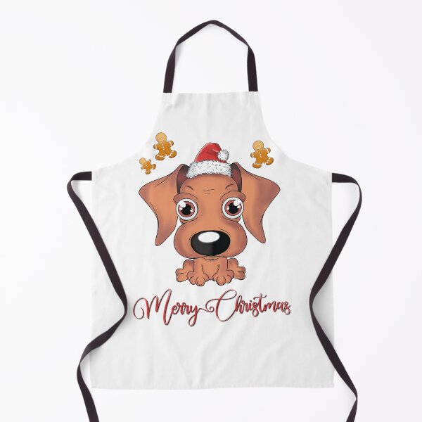 Item preview, Dog with Christmas hat designed and sold by Balazs Borzon.