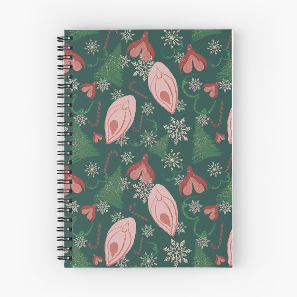 Item preview, christmas vulva pattern green designed and sold by berlinsisters.