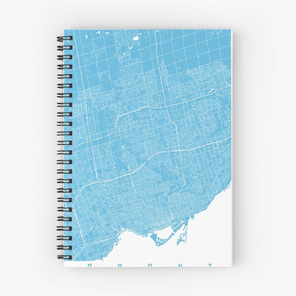Item preview, Toronto map blue designed and sold by mapsart.