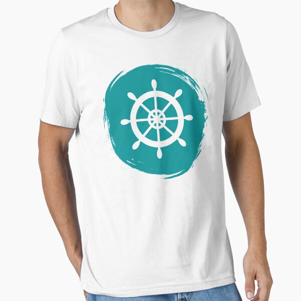 Item preview, Watercolor Ship's Wheel designed and sold by quarantine81.