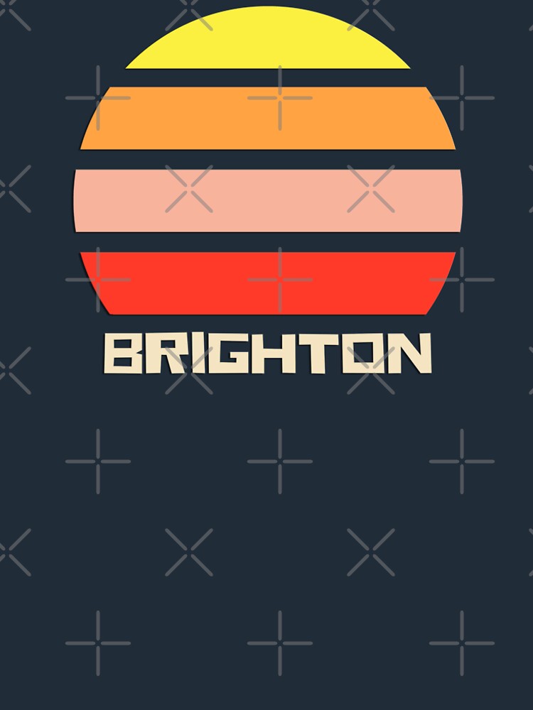 Thumbnail 6 of 6, Premium T-Shirt, Retro Vintage Sunset Brighton Souvenir designed and sold by billingtonpix.