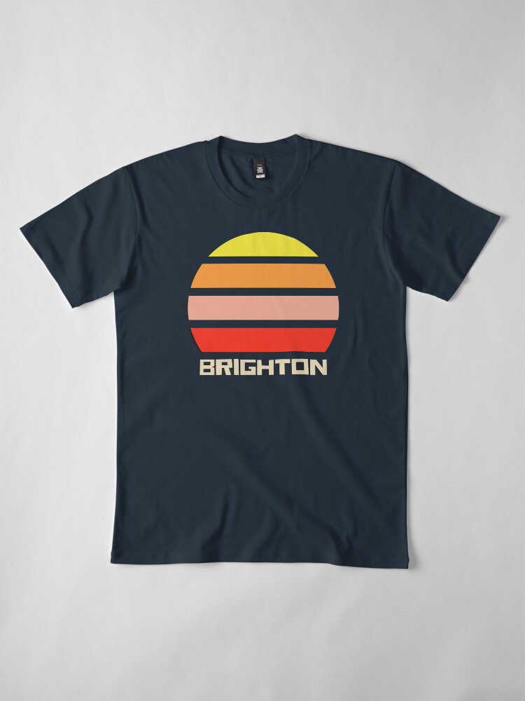 Thumbnail 4 of 6, Premium T-Shirt, Retro Vintage Sunset Brighton Souvenir designed and sold by billingtonpix.