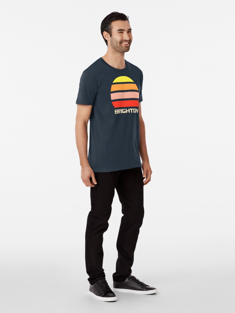 Thumbnail 3 of 6, Premium T-Shirt, Retro Vintage Sunset Brighton Souvenir designed and sold by billingtonpix.