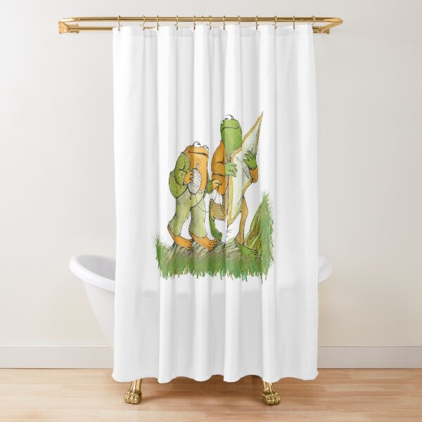 Frog and Toad are friends Shower Curtain for Sale by WhyNotStore