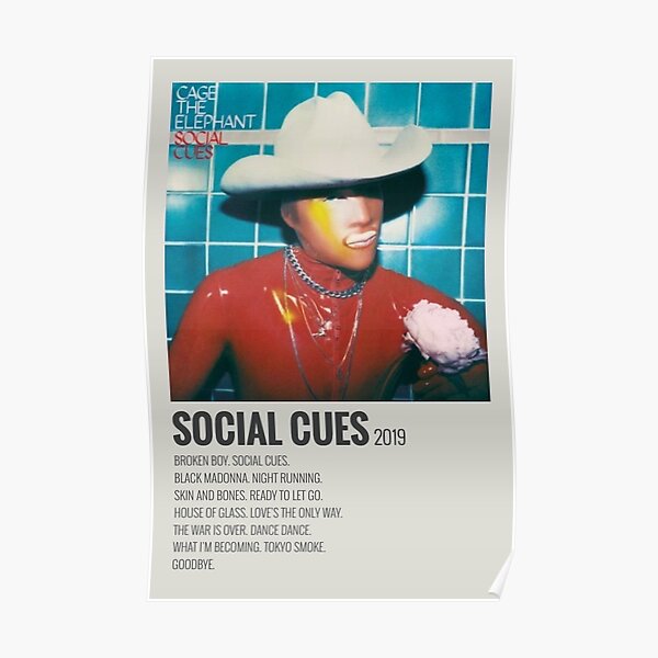 cage the elephant social cues album Poster