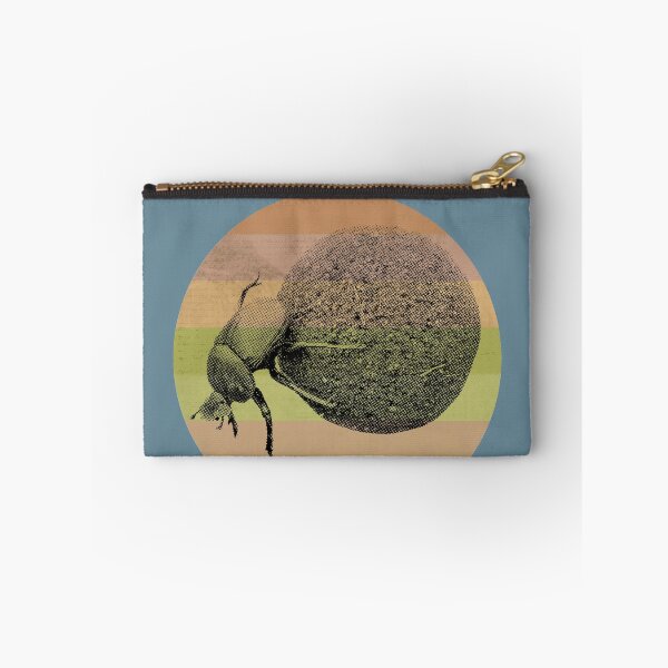 Item preview, Dung Beetle with Dung Ball on Retro-style Sunset in Africa Colors designed and sold by Scotch Macaskill.