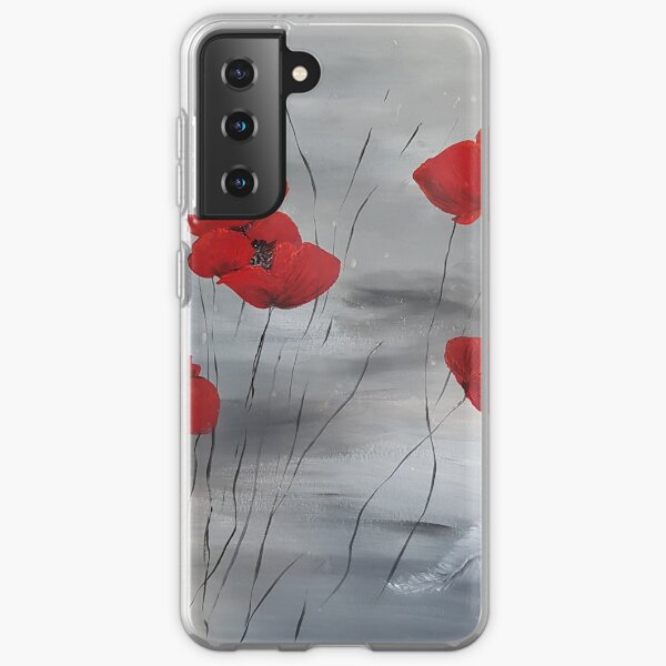 Poppies for a Friend Samsung Galaxy Soft Case