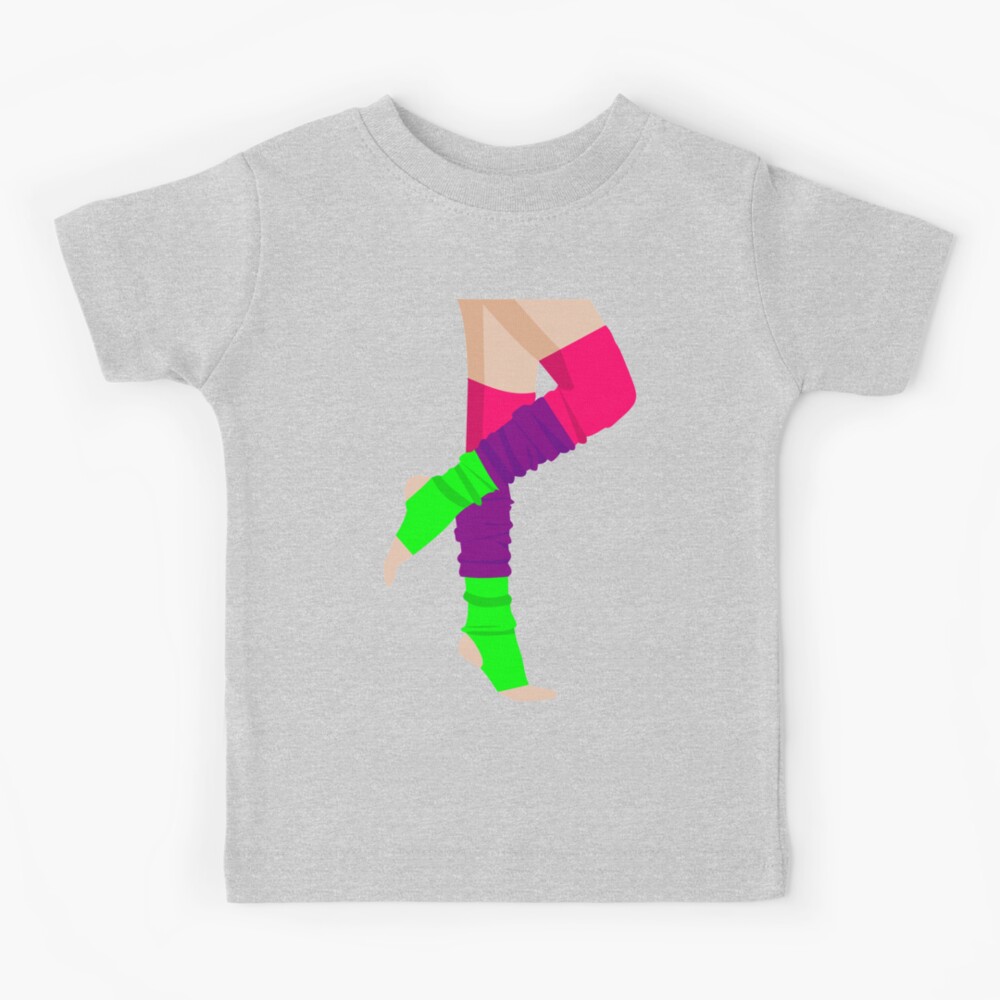 80's Flashdance Legwarmers Kids T-Shirt for Sale by TreacleMustard