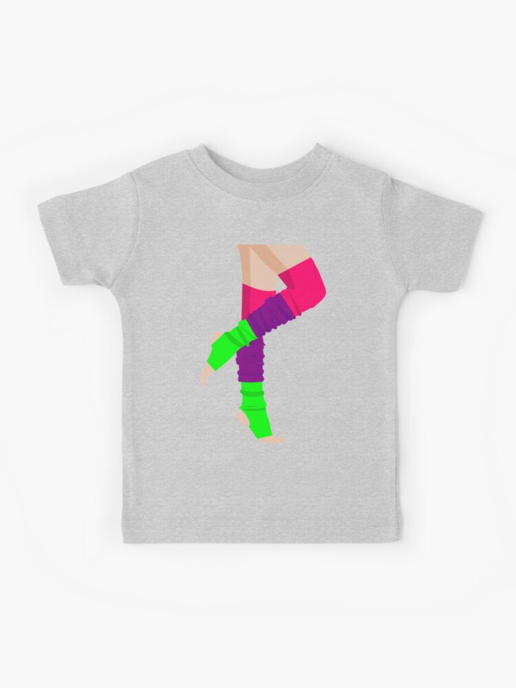 80's Flashdance Legwarmers | Kids T-Shirt