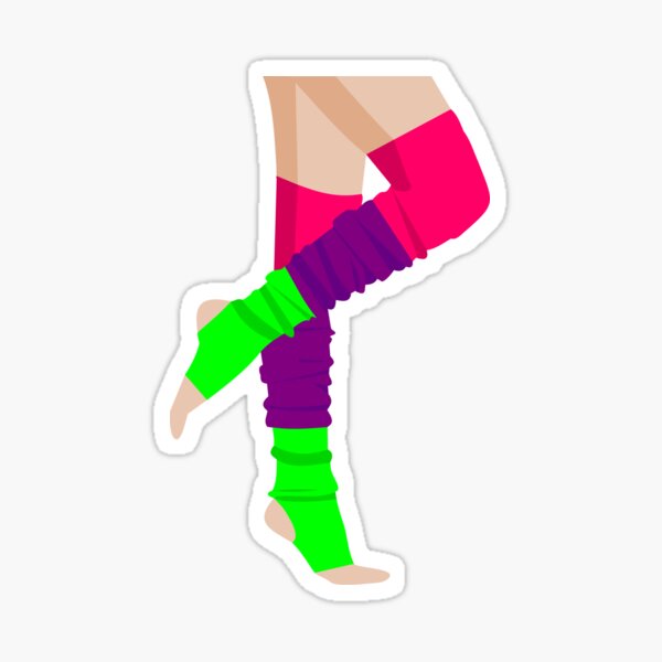 80's Flashdance Legwarmers | Sticker